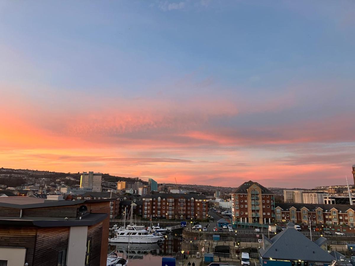 Swansea Bay, Marina & Arena View Mins To Beach & City Exteriér fotografie